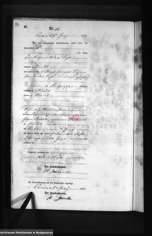 image.from.unit.number "Akta zgonów - pierwopis 1-27"