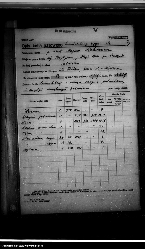 Obraz 7 z jednostki "Majętność Przybyszew, pow. leszczyński własność K. Lehmann nr woj. kotła 6252"