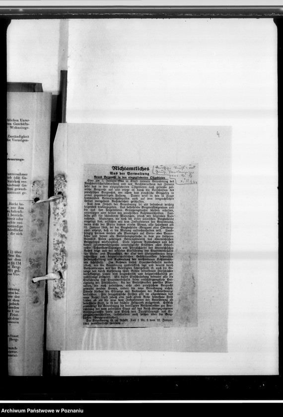 Obraz 8 z jednostki "Verwaltung - eingegliederte Ostgebiete [prawo górnicze]."