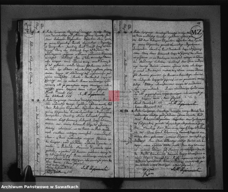 Obraz 11 z jednostki "Akta Zeszłych Gminy Filipowskiey od 1go Maja 1810 Ru aż do ostatnich dni Grudnia 1811 r."