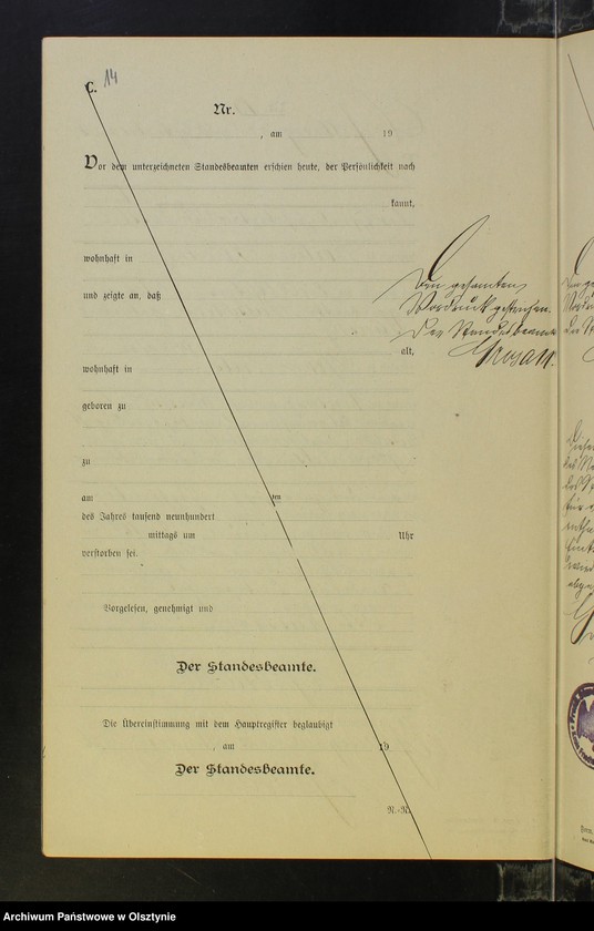 image.from.unit.number "Sterbe-Neben-Register Nr 1 - 13 [ Księga zgonów - wtóropis ]"