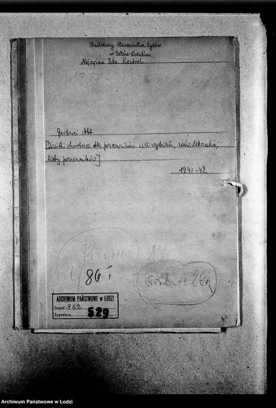 Obraz 3 z jednostki "Gerberei Abteilung [Zasiłki chorobowe dla pracowników wydziału, zaświadczenia lekarskie, listy pracowników]"