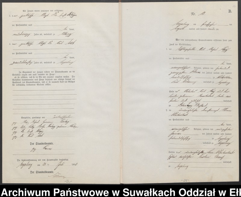 image.from.unit.number "Heiraths-Neben-Register des Preussischen Standes-Amtes Angerburg Kreis Angerburg"