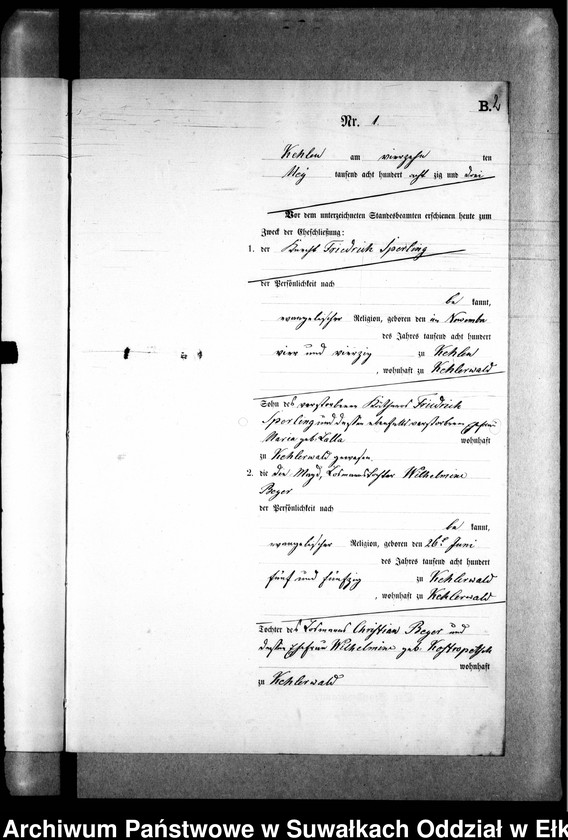 image.from.unit.number "Heiraths-Neben-Register des Preussischen Standes-Amtes Kehlen Kreis Angerburg"