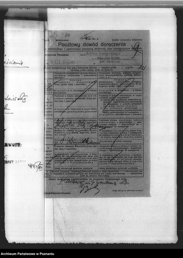 Obraz 16 z jednostki "Majętność /leśna/ Wielkie Łęki powiat kościański"