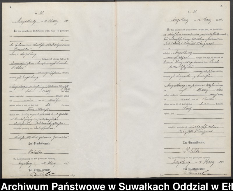 image.from.unit.number "Geburts-Neben-Register des Preussischen Standes-Amtes Angerburg Kreis Angerburg"