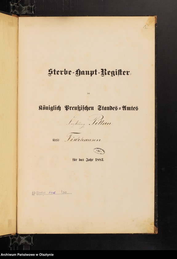 image.from.unit.number "Sterbe-Haupt-Register Nr 1 - 9"