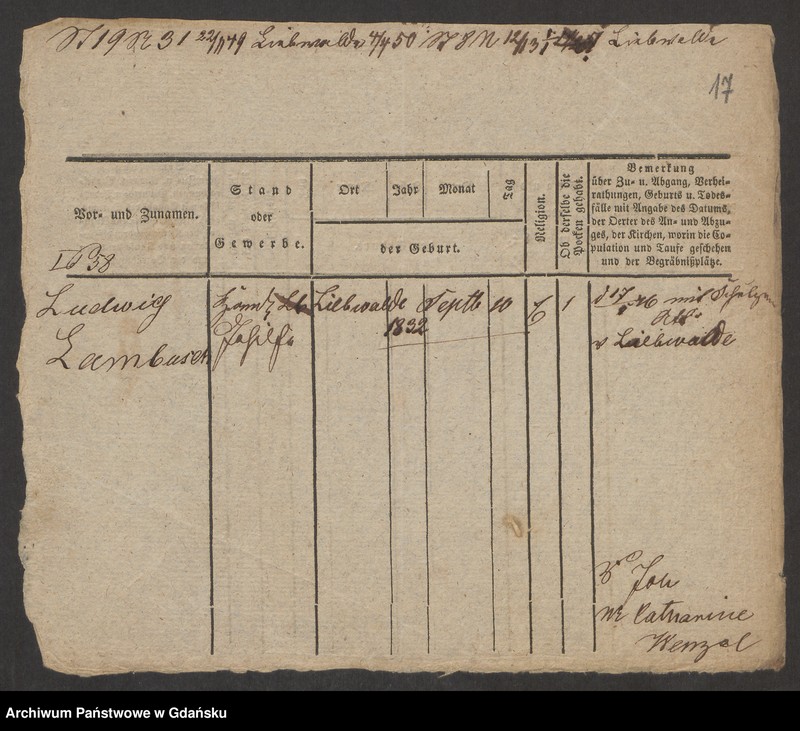 image.from.unit.number "Karty meldunkowe: Lambert - Landecker"