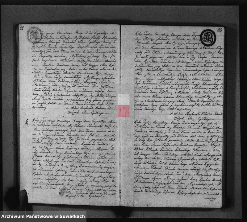 image.from.unit.number "Akta Małżeństwa Gminy Jeleniewskiey Roku 1808"
