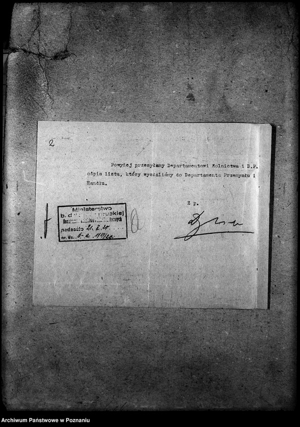 Obraz 6 z jednostki "Fabrykacja torfu - korespondencja"