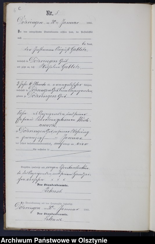 image.from.unit.number "Sterbe-Neben-Register Nr 1 - 43"