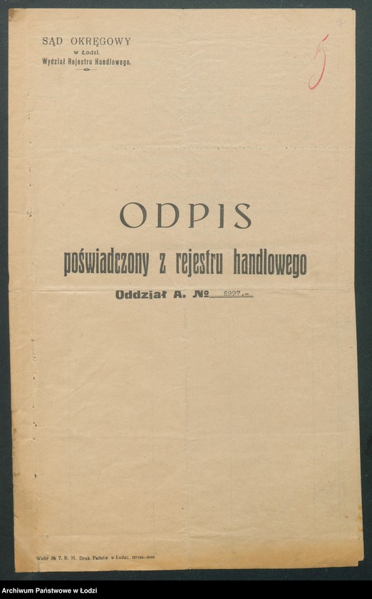 Obraz 9 z jednostki "Henryk Roman Dziembor – fabryka trykotów"