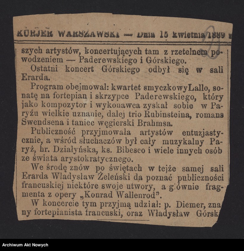 image.from.unit.number "Koncerty Londyńskie. Anglia-Ameryka (Programy i wycinki prasowe dotyczące koncertów w Anglii i wyjazdu do St. Zjednoczonych)"