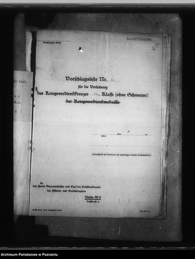 Obraz 9 z jednostki "Kriegsverdienstkreuze- SS. Und Polizei"