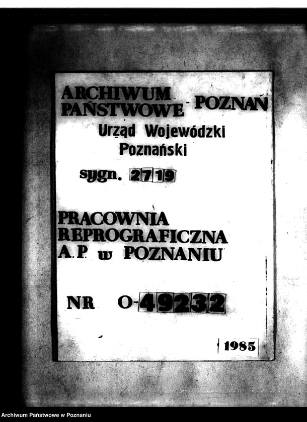 Obraz 1 z jednostki "Operat szacunkowy majątku Pawłowice powiatu poznańskiego"