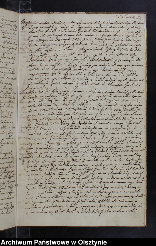 image.from.unit.number "Akta Urodzonych Zmarłych Zaślubionych w parafii Sarnowskiey w roku 1832"