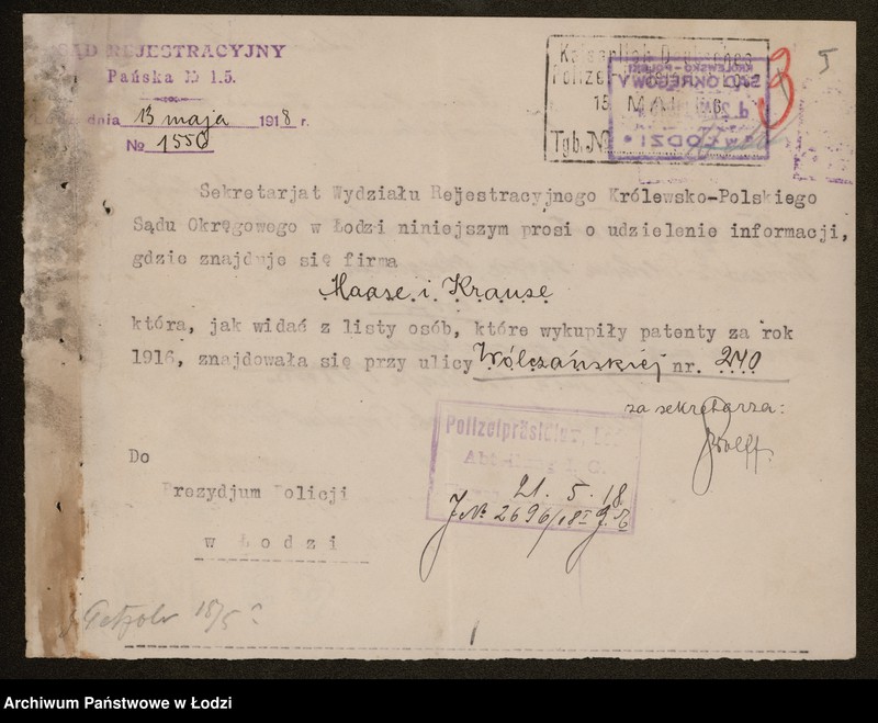 Obraz 7 z jednostki "Christian Adolf Krause- farbiarnia wykańczalnia"