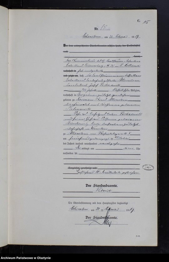 image.from.unit.number "Sterbe-Neben-Register Nr 1 - 113"