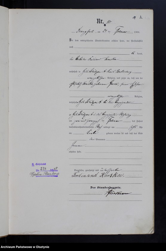 image.from.unit.number "Geburts-Haupt-Register Nr 1 - 107"