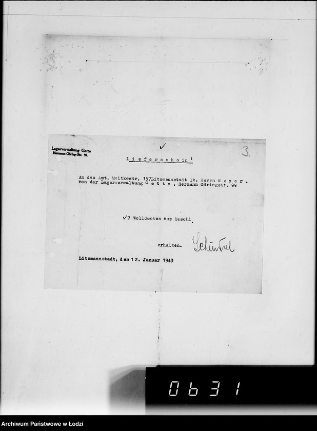 Obraz 7 z jednostki "Beschlagnahme Ausgangsbelege"