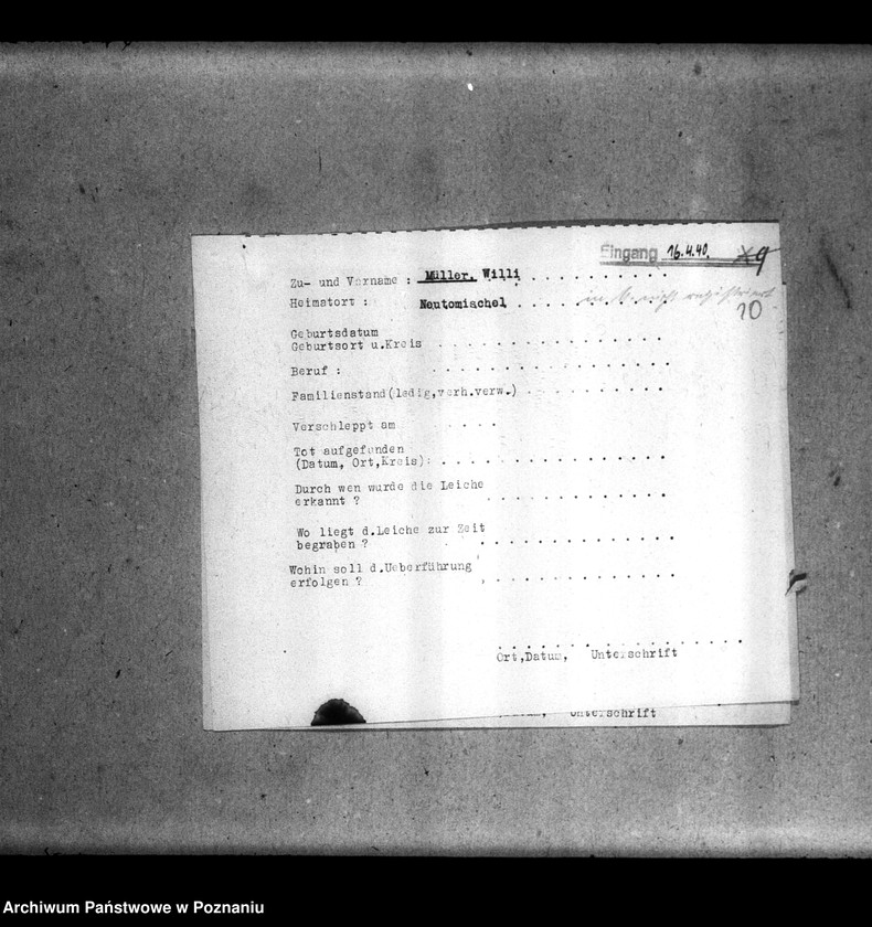 Obraz 14 z jednostki "Amtliche Meldungen Kreis Grätz (Grodzisk)"