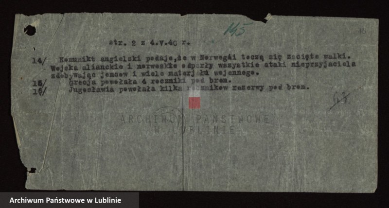 image.from.unit.number "[Komunikaty z nasłuchu radiowego za II-V.1940 r., VIII-XII.1943 r., II, IV i VII.1944 r.]"