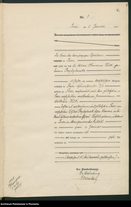 image.from.unit.number "Księga miejscowa zgonów tom I [Rejestr główny zgonów]"