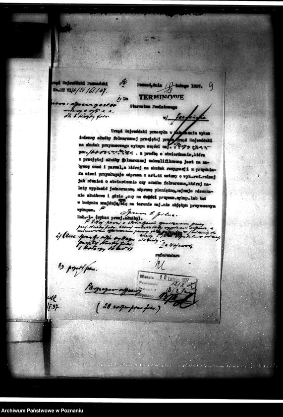 Obraz 12 z jednostki "Majątek Parzęczew powiatu jarocińskiego odprawy z art. 44 ustawa o wykonaniu reformy rolnej"