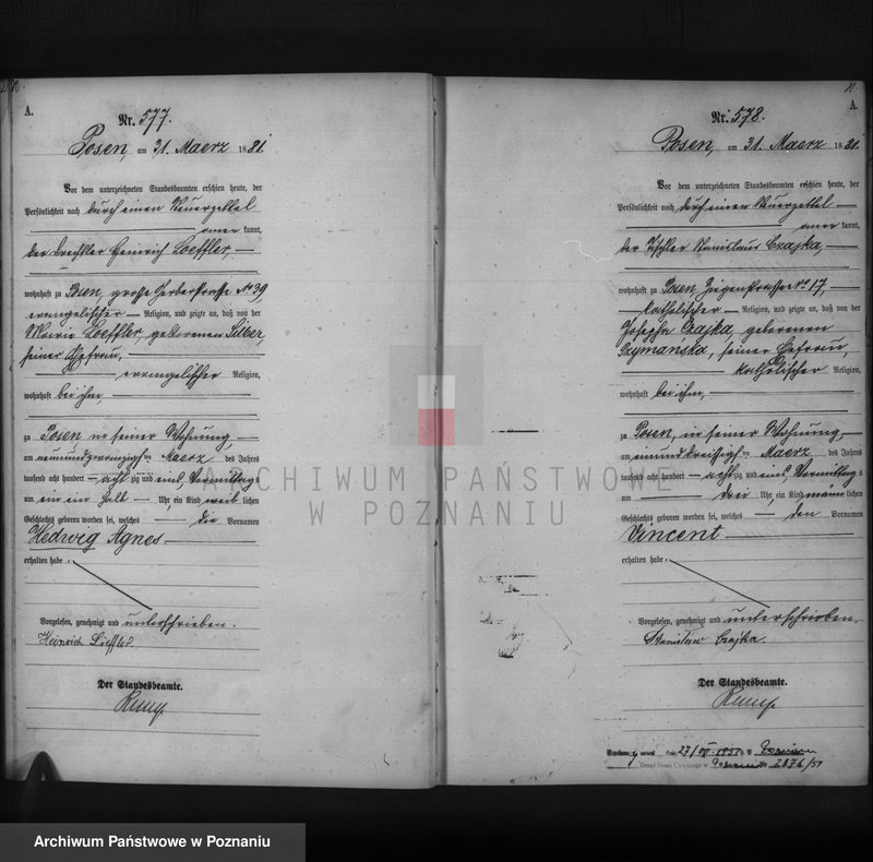 Obraz 17 z jednostki "Księga urodzeń t. II"