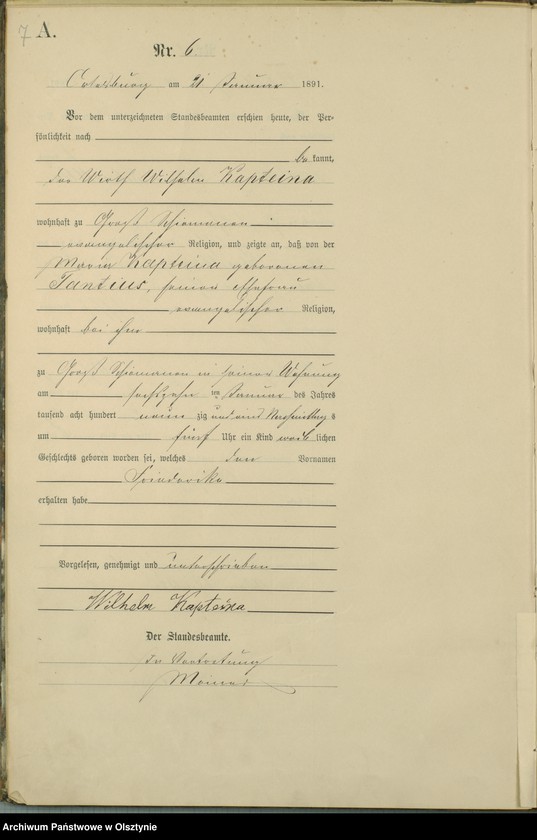 image.from.unit.number "Geburts-Haupt-Register Nr 1 - 99"