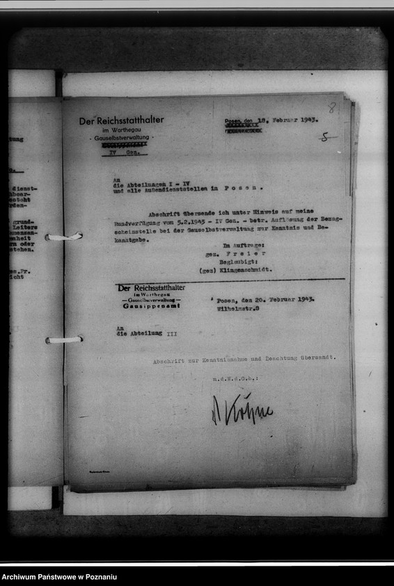 Obraz 12 z jednostki "Allgemeine Verfügungen der Gauselbstverwaltung"