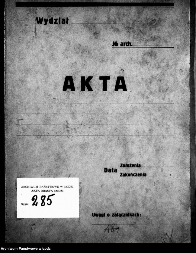 Obraz 4 z jednostki "Akta tyczące się pożyczki budowlanej Pana Henryka Vorwerka"