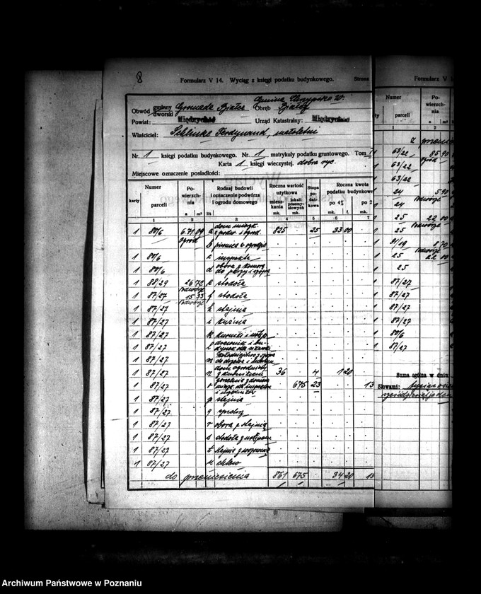 Obraz 12 z jednostki "Przymusowy wykup majątku Chrzypsko Wielkie i Białcz powiatu międzychodzkiego"