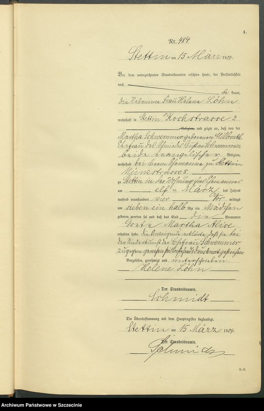 image.from.unit.number "Geburts-Register (Neben-Register) Band II"
