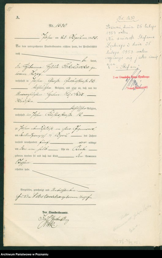 Obraz 12 z jednostki "Księga miejscowa urodzeń tom IV"