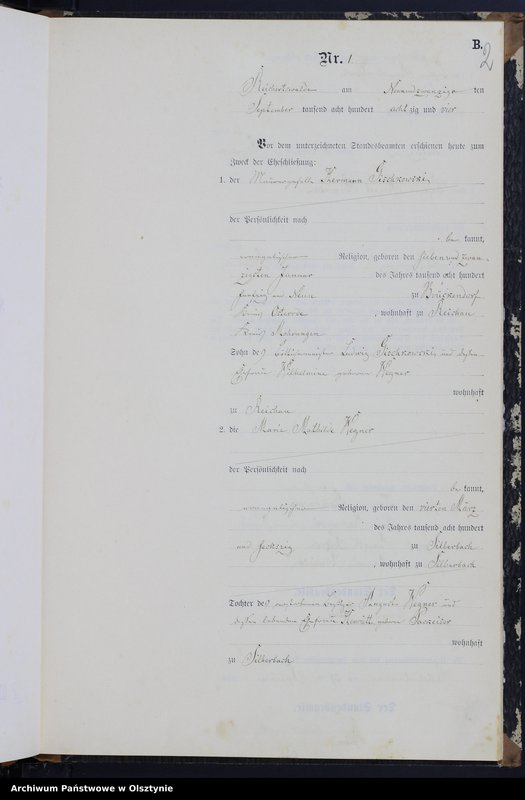 image.from.unit.number "Heiraths-Neben-Register Nr 1 - 9"
