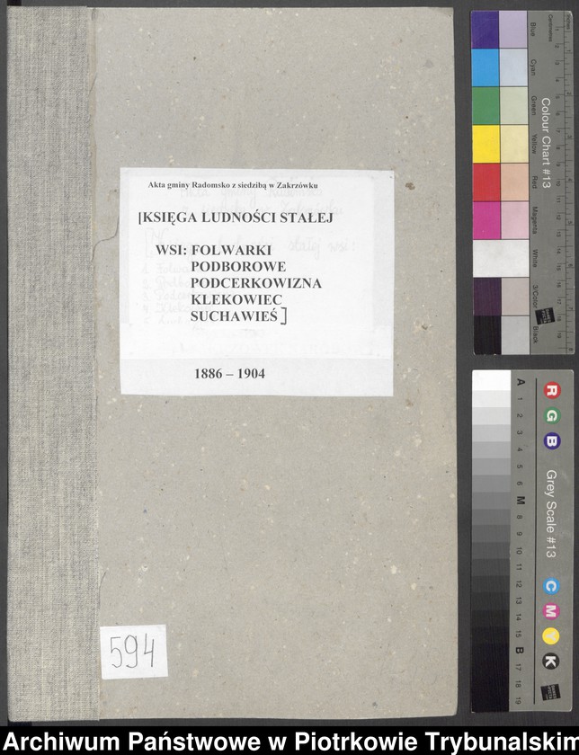 Obraz 2 z jednostki "[Księga ludności stałej wsi: Folwarki, Podborowe, Podcerkowizna, Klekowiec, Sucha Wieś]"