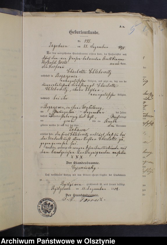 image.from.unit.number "Beläge zum Heirathsregister"