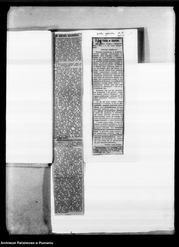 Obraz 18 z jednostki "Kaszuby i Mazury [wycinki prasowe] oraz spis miejscowości sporządzony przez ks. W. Barczewskiego do wydawnictwa "Geografia Polskiej Warmii"."