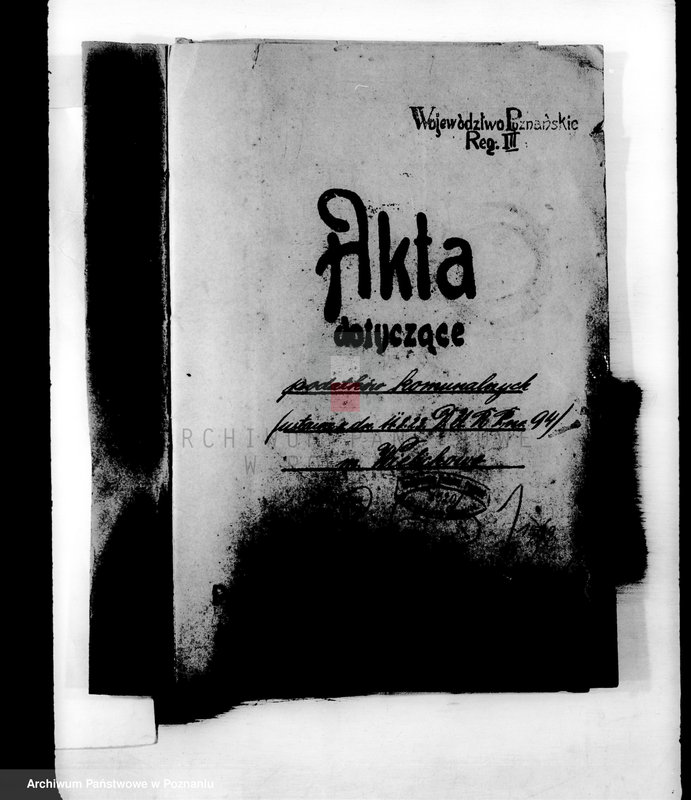 Obraz 4 z jednostki "Podatki Komunalne miasta Wielichowa /ustawa z dnia 11.8.1923 r. D.U.R.P. nr.94/"