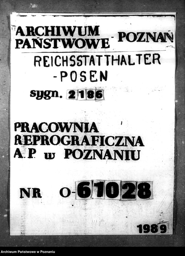Obraz 1 z jednostki "Zarządzenia i korespondencja w sprawie opieki społecznej, zwłaszcza jej finansowania"