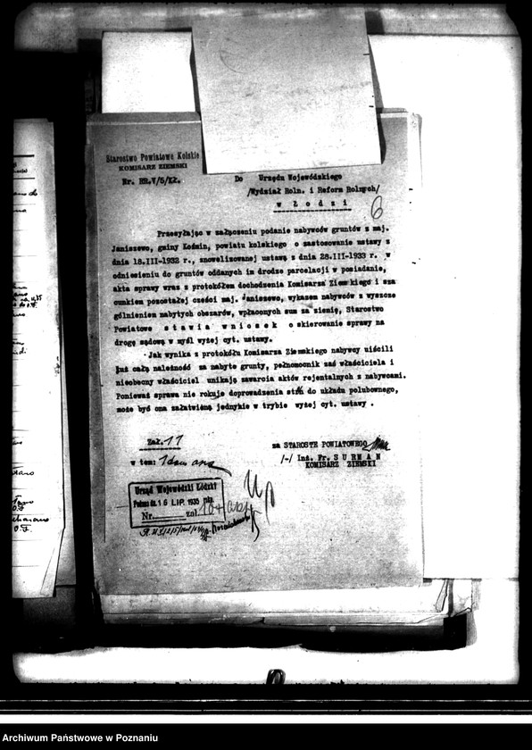 image.from.unit.number "Przewłaszczenie sądowe parcel z majątku Janiszewo powiatu kaliskiego"