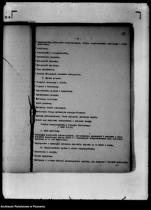 Obraz 20 z jednostki "Statut organizacyjny Urzędu Wojewódzkiego Poznańskiego"