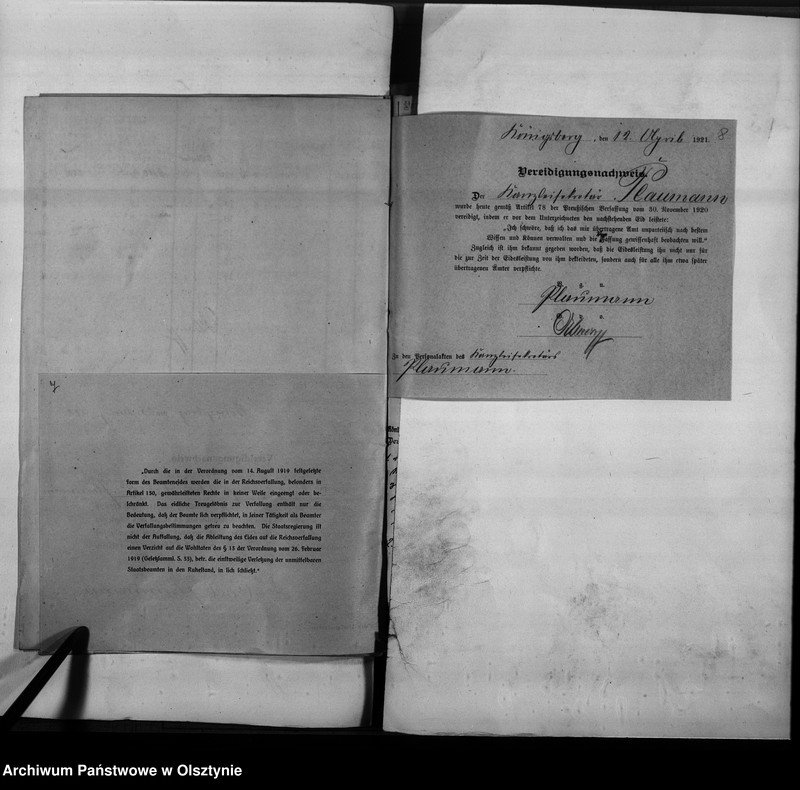 image.from.unit.number "Personal-Akten für den Kanzlei Sekrär Plaumann [Friedrich Karl]"