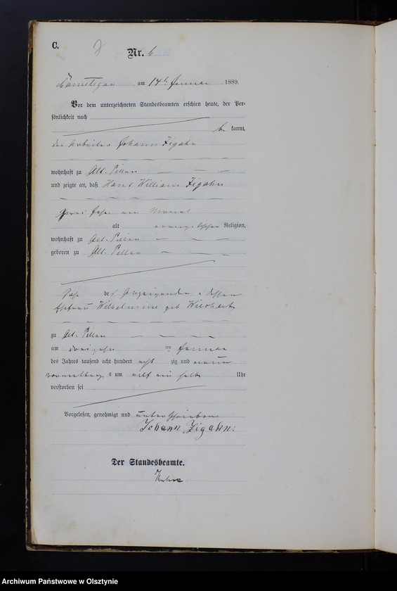 image.from.unit.number "Sterbe-Haupt-Register Nr 1 - 175"