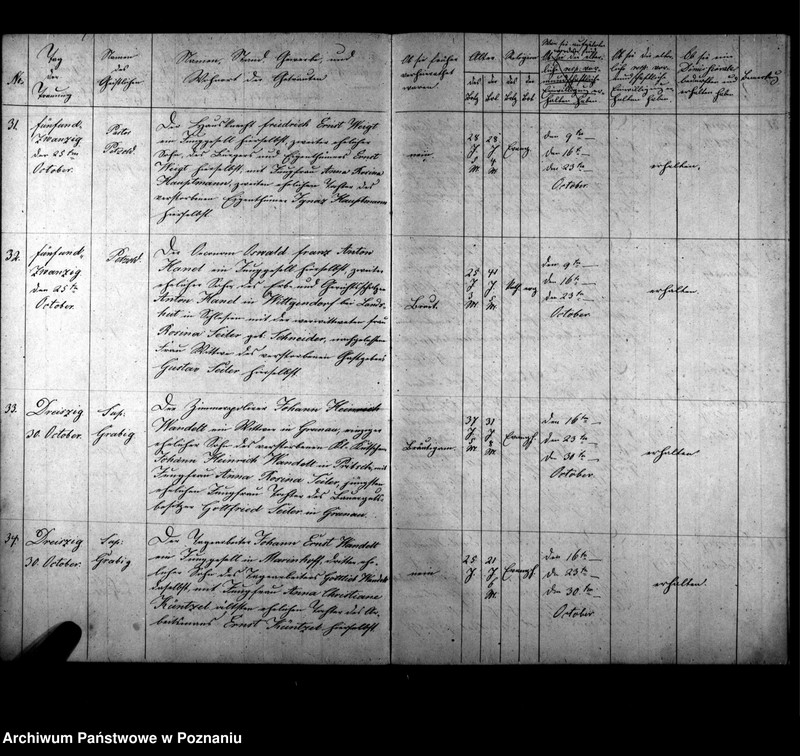 Obraz 11 z jednostki "Duplikat der Getrauten, Gebornen u. Verstorbenen"