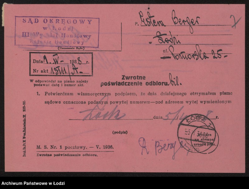 Obraz 9 z jednostki "Estera Berger – sprzedaż nafty"