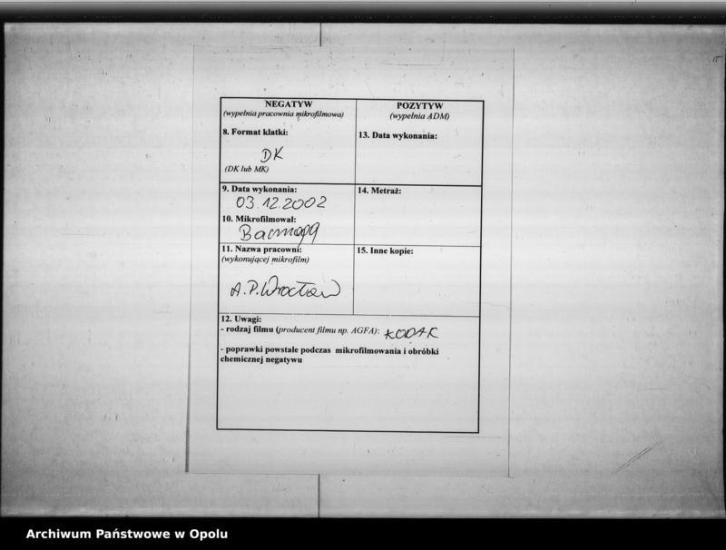 Obraz 3 z jednostki "Acta die bei der Stadt Oppeln dem Staate gehörenden [Garnisongebäude] so wie die Verwei[...] und die Miethe für die Hauptwacht Vol. I de anno 1821"