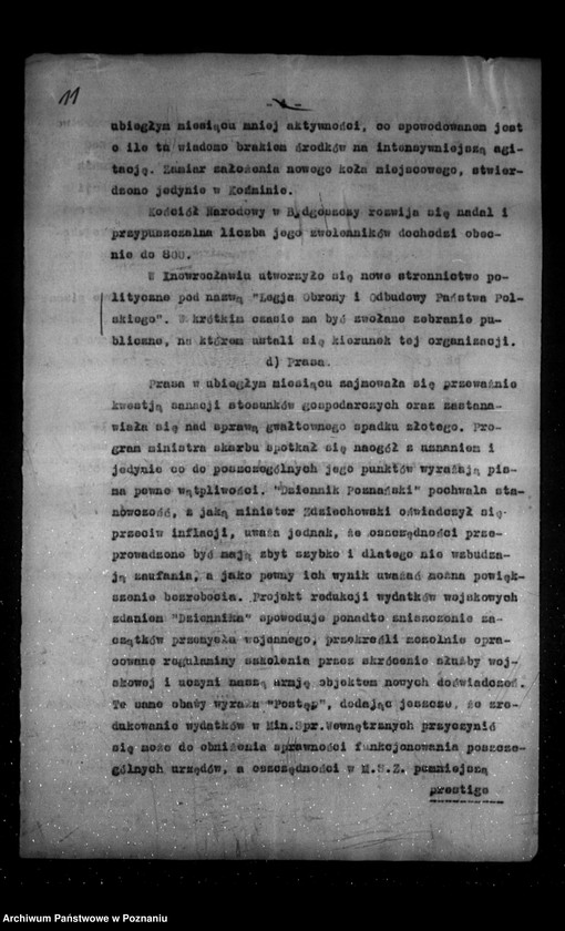 Obraz 15 z jednostki "Sprawozdania sytuacyjne miesięczne za miesiące listopad-grudzień 1925 r."