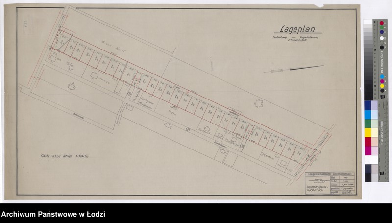 Obraz 1 z jednostki "Lageplan Laubholzweg - Hagebuttenweg Litzmannstadt"